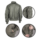 Куртка демісезонна Sturm Mil-Tec US Tactical Flight Jacket Olive 2XL (10404601) - изображение 2