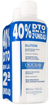 Szampon dla włosów przeciwłupieżow Ducray Elution Shampoo 2 x 400 ml (3282779366861) - obraz 1