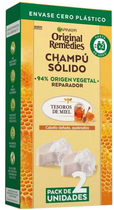 Szampon w kostce regenerujący Garnier Original Remedies Shampoo Solido Cabello Danado Quebradizo 2 x 60 g (8445098100256) - obraz 1