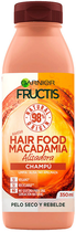Ultraodżywczy szampon Garnier Fructis Hair Food Macadamia Straightening Shampoo 350 ml (3600542289627) - obraz 1