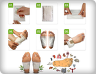 Пластырь для ног детоксикация очищение организма Kinoki Cleansing Detox Foot Pads - изображение 8