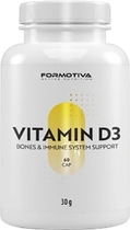 Вітамін D3 Formotiva 60 капсул (5902114040802) - зображення 1