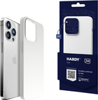 Etui plecki 3MK Hardy Case z MagSafe do Apple iPhone 15 Pro Max Silver-white (5903108527439) - obraz 1