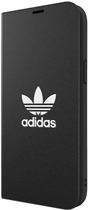 Etui z klapką Adidas OR Booklet Case Basic do Apple iPhone 12 Pro Max White-black (8718846083577)