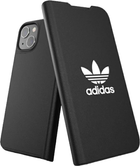 Etui z klapką Adidas OR Booklet Case Basic do Apple iPhone 13 White-black (8718846095457) - obraz 1