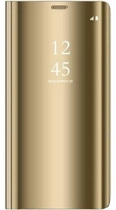 Etui z klapką Anomaly Clear View do Samsung Galaxy S21 Plus Gold (5903919064314) - obraz 1