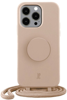 Etui plecki Just Elegance PopGrip do Apple iPhone 14 Pro Beige (4062519301807)