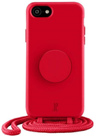Etui plecki Just Elegance PopGrip do Apple iPhone 7/8/SE 2020/SE 2022 Red (4062519300091) - obraz 1