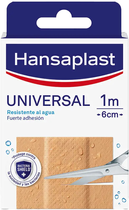 Plastry Hansaplast Universal Resistente Al Agua 1 m × 6 cm (4005800174902) - obraz 1