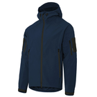 Тактична куртка Camotec CM Stalker SoftShell Синя 2XL - зображення 1