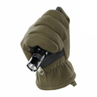 Флісові тактичні рукавички з утеплювачем M-Tac Fleece Thinsulate Olive Розмір XL (25-28 см) (Touch Screen сенсорні) - зображення 4