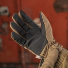 Тактические перчатки Soft Shell Thinsulate Coyote Brown Размер M (сенсорные, софтшелл, непромокаемые) - изображение 7