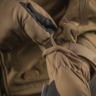 Тактические перчатки Soft Shell Thinsulate Coyote Brown Размер L (сенсорные, софтшелл, непромокаемые) - изображение 2