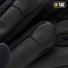 Флисовые тактические перчатки c утеплителем M-Tac Fleece Thinsulate Black Размер L (23-25 см) (Touch Screen сенсорные) - изображение 6