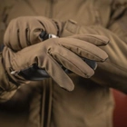 Тактические перчатки Soft Shell Thinsulate Coyote Brown Размер XL (сенсорные, софтшелл, непромокаемые) - изображение 6