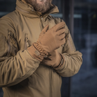 Зимові сенсорні тактичні рукавички M-Tac Winter Soft Shell Coyote Розмір XL - зображення 3