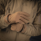 Зимние тактические перчатки сенсорные M-Tac Soft Shell Coyote Размер M - изображение 4