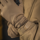 Тактичні рукавички Soft Shell Thinsulate Coyote Brown Розмір XL (сенсорні, софтшелл, непромокаючі) - зображення 8