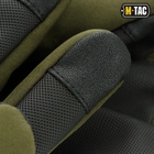 Тактические перчатки Soft Shell Thinsulate Olive Размер M (сенсорные, софтшелл, непромокаемые) - изображение 6