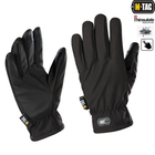 Тактические перчатки Soft Shell Thinsulate Black Размер L (сенсорные, софтшелл, непромокаемые)