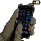 Зимові сенсорні тактичні рукавички M-Tac Soft Shell Olive Розмір M (90010001) - зображення 2