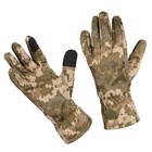 Зимние тактические перчатки сенсорные M-Tac Soft Shell ММ14 (Мультикам) Размер XL - изображение 3