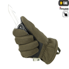 Флісові тактичні рукавички з утеплювачем M-Tac Fleece Thinsulate Olive Розмір L (23-25 см) (Touch Screen сенсорні) - зображення 6