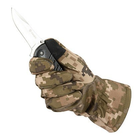 Зимние тактические перчатки сенсорные M-Tac Soft Shell ММ14 (Мультикам) Размер XL - изображение 5