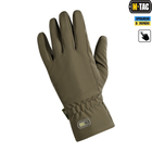 Зимові сенсорні тактичні рукавички M-Tac Soft Shell Olive Розмір XL (90010001) - зображення 4