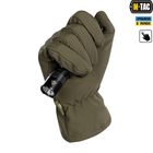 Зимові сенсорні тактичні рукавички M-Tac Soft Shell Olive Розмір L (90010001) - зображення 6