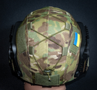 Кавер Кіраса с окном под консоль на военный шлем "ушастый" из кордуры мультикам XL 601-XL - изображение 3