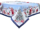 Новогодняя скатерть Lefard Home Textile Village с люрексом 100х100см (716-037)