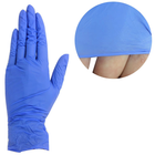 Перчатки Mediok нитриловые без талька Blue Sky S 100 шт (0304960) - изображение 1