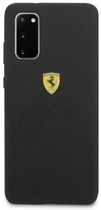 Etui plecki Ferrari Silicone do Samsung Galaxy S20 Black (3700740473351) - obraz 1