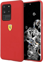 Etui plecki Ferrari Silicone do Samsung Galaxy S20 Ultra Red (3700740473344) - obraz 1