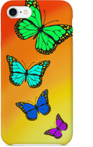 Etui plecki Flavr Butterflies do Apple iPhone 6/7/8/SE 2020/SE 2022 Pink (4029948071077) - obraz 1