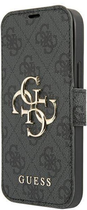 Etui z klapką Guess Book 4G Big Metal Logo do Apple iPhone 13 mini Grey (3666339032562) - obraz 2