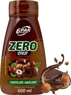 Substytut żywności 6PAK Nutrition Syrup Zero 500 ml Czekolada-Orzech Laskowy (5902811812979) - obraz 1