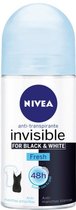 Кульковий дезодорант Nivea For Black And White Roll On Fresh 50 мл (4005900388599)