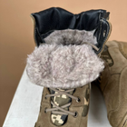 Тактические женские ботинки Kindzer кожаные натуральный мех 40 койот - изображение 3