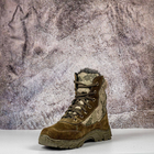Тактичні чоловічі черевики Kindzer шкіряні натуральне хутро 45 олива - зображення 3