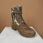 Тактические мужские ботинки Kindzer кожаные натуральный мех 50 койот - изображение 5