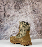 Тактические мужские ботинки Kindzer кожаные натуральный мех 45 койот - изображение 8