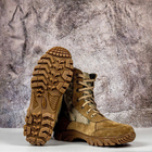 Тактические мужские ботинки Kindzer кожаные натуральный мех 50 койот - изображение 9