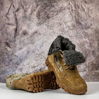 Тактические женские ботинки Kindzer кожаные натуральный мех 38 койот - изображение 12