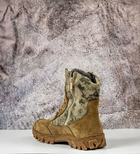 Тактичні чоловічі черевики Kindzer шкіряні натуральне хутро 49 койот - зображення 8
