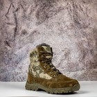 Тактичні жіночі черевики Kindzer шкіряні натуральне хутро 39 олива - зображення 5