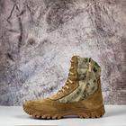 Тактические мужские ботинки Kindzer кожаные натуральный мех 48 койот - изображение 11