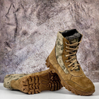 Тактичні чоловічі черевики Kindzer шкіряні натуральне хутро 40 койот - зображення 7