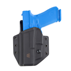 Кобура модель Hit Factor ver.1 для зброї Glock - 17 / 22 / 47, лівша, Black - зображення 3
